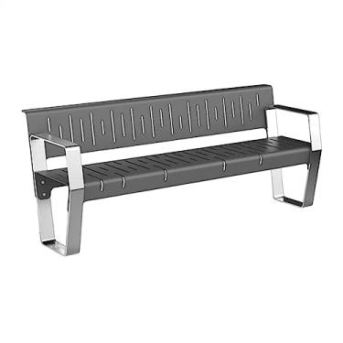 Imagem de ZzleoyuUUs-12 Banco de jardim ao ar livre, banco de parque ao ar livre, varanda, piscina, pátio, gramado, cadeiras ao ar livre, banco de jardim, banco de pátio (grande)