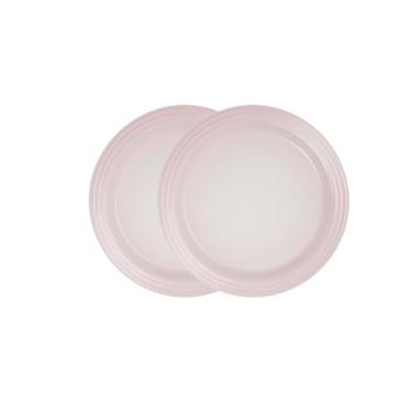 Imagem de Jogo de 2 Pratos Rasos de Cerâmica 22 cm Shell Pink