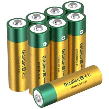 Imagem de Baterias recarregáveis OLIGHT B Pro AA 2100mAh, pacote com 8