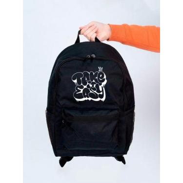 Imagem de Mochila Feminina Nylon Take it Easy Estampada Personalizada Resistente