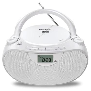 Imagem de Leitor de CD estéreo portátil Boombox Nextron CB-500BT Branco