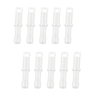 Imagem de DGHAOP 10 peças de alargadores de extremidade de poste de barraca de liga de alumínio, estacas de abrigos ao ar livre, adequadas para haste de 8,5 mm/0,33 polegadas