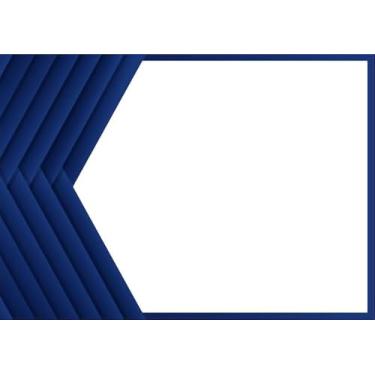 Imagem de Quadro Decorativo com Estampa Blue Gold Elegant Certificate Border For Diploma 50 x 50 Vinil 3 unidades