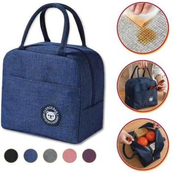 Imagem de Bolsa Sacola Impermeavel Térmica Lancheira Marmita Academia Fitness E 