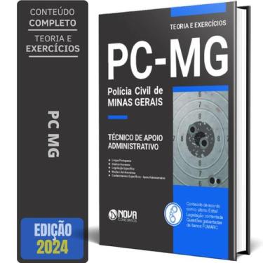 Imagem de Apostila Pc Mg 2024 - Analista Técnico Apoio Administrativo - Nova Con