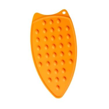 Imagem de Ｂｅｓｇａ Almofada de silicone para descanso de ferro para viagens e uso em quilting Suporte de passar roupa portátil multifuncional para casa, Laranja