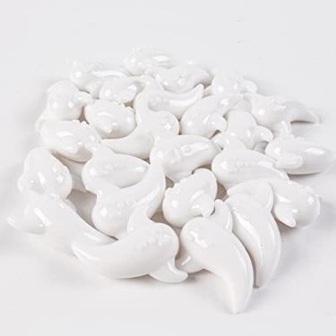 Imagem de Crazy Night 50 peças de brinquedos fantasmas realistas, adereços de brincadeira de Halloween, mini acrílico para enchimento de vaso de Halloween