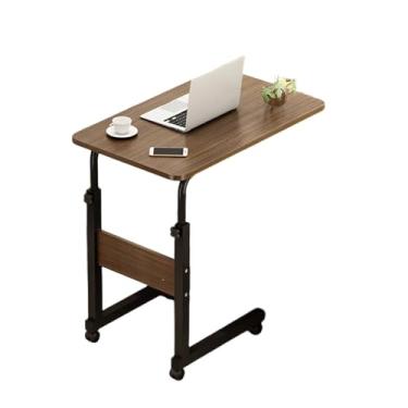Imagem de Mesa Multiuso Notebook Laptop Cafe Na Cama Grande c/Rodinha(Marrom escuro)