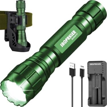 Imagem de SAOPRKLER Lanterna tática 1200 Lumen High Lumen Duty Belt Lanterna para aplicação da lei, lanterna policial premium com coldre para cinto de serviço, lanterna de led presentes-Sentinel-X1