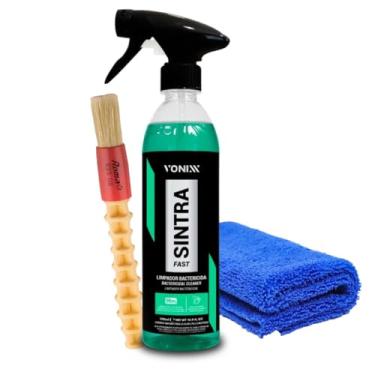 Imagem de Vonixx Sintra Fast, Limpador Bactericida Multiação 500ml, Kit com Pincel de Limpeza
