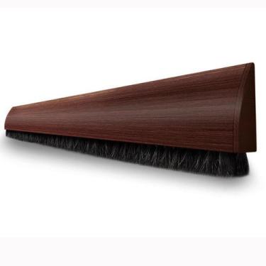 Imagem de Veda Porta Escova Comfort Door Adesivo 80cm, Marrom
