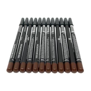 Imagem de Delineador ultrafino Italia-Deluxe, 12 unidades, cremoso, de longa duração, lápis altamente pigmentado (1009 marrom médio)