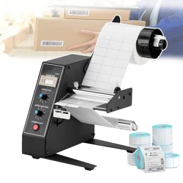 Imagem de KKSOUFX Distribuidor AutomáTico De Etiquetas,MáQuina Distribuidora De Etiquetas Com Velocidade AjustáVel E Sensor De FotocéLula 0-999999 FunçãO De Contagem AutomáTica