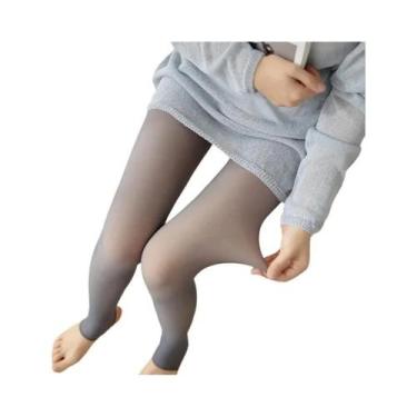 Imagem de Meia-calça Térmica Feminina de Cintura Alta - Veludo, Slim Fit, para I