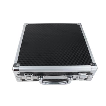 Imagem de UGPLM Caixa de armazenamento para bolas de bilhar, estojo de transporte, liga de alumínio, mala para bolas de sinuca, comporta 16 para ambientes internos e