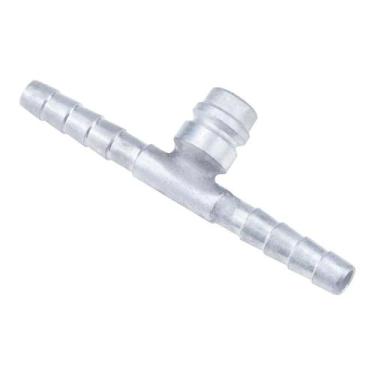 Imagem de União C/ Ventil R134a 6mm p/ Emenda de Mangueira (Aluminio) - Tyrw, ;C