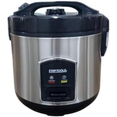 Imagem de Panela de Arroz Elétrica 1 Litro 127V Preta - Cozinha Rápida, Arroz Soltinho, Antiaderente, Cozimento a Vapor, Compacta e Prática