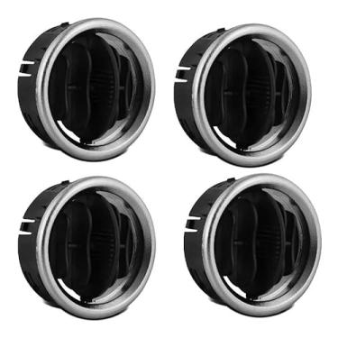 Imagem de Kit 4 Difusores Saída de Ar Painel Celta 2001 2002 2003 2004 2005 2006 (Cromado)