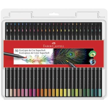 Imagem de Lápis de cor SuperSoft 50 cores 120750SOFT Faber-Castell