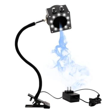 Imagem de Treedix Removedor De Fumaça Solda, Extrator Fumaça, Ventilador Com Velocidade Ajustável, Luz Led Regulável, Pescoço Ganso Silicone Filtros Carbono, Mangueira Duto Exaustão Para Estação Solda (Preto)