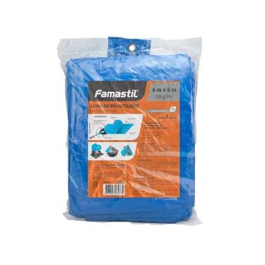 Imagem de Lona polie06x06=36m2 110g/az famastil