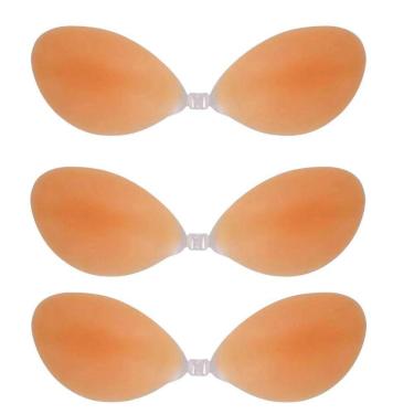 Imagem de Kit 03 Sutiã De Silicone Invisível Adesivo Sem Alças