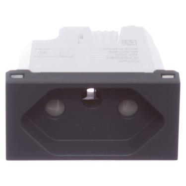 Imagem de Módulo Tomada 2 Pinos + Terra 20 Amperes 250 Volts Grafite Orion - S70203194 - SCHNEIDER