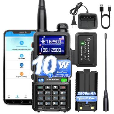 Imagem de Rádio bidirecional BAOFENG 5RM 10W Bluetooth 2500mAh Bateria