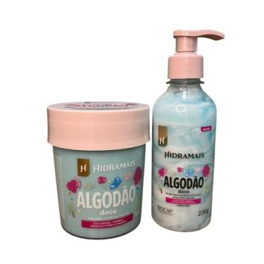 Imagem de Kit Hidramais Algodão Doce - Esfoliante e Hidratante Suave!