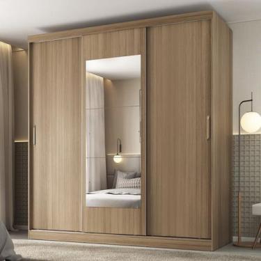 Imagem de Guarda-Roupa 3 Portas com Espelho Araçá CabeCasa MadeiraOriginals - Ca