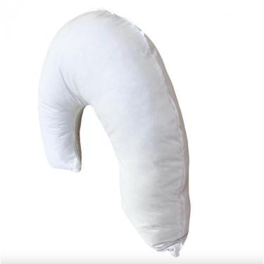 Imagem de Almofada De Amamentação Para Bebê Percal Branco