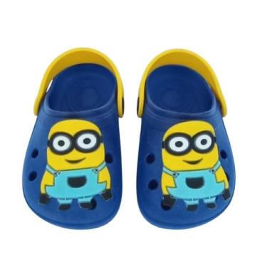 Imagem de Sandália babuche papete menino chinelo infantil personagens macio conf