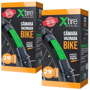 Imagem de Câmara de Ar Aro 29 Com Selante de Pneu Xtire Vacina de Pneu Para Bicicleta Válvula Presta 48mm
