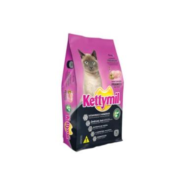 Imagem de Ração KettyMil para Gatos Adultos Castrados Sabor Frango 30% Proteínas - 10.1kg
