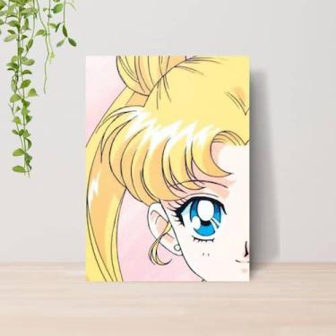 Imagem de Quadro Sailor Moon Anime A4  Placa MDF 016 - Lomi Art