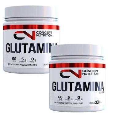 Imagem de Glutamina L-Glutamina Concept Nutrition - 300g