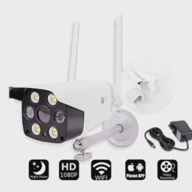 Imagem de Câmera Ip Externa Prova D'agua Wifi Noturna 1080p