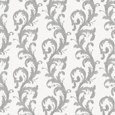 Imagem de Papel de Parede Fiesta Modern Arabesco Prateado 533102 Fiesta Modern 533102