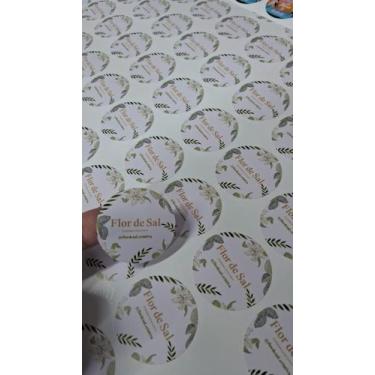 Imagem de Etiquetas adesivas, rótulos em colche auto colante - Adesivo, variado,