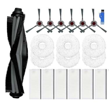 Imagem de Main Side Brush Cover Hepa Filter Mop Cloths Pad Compatible With Ecovacs Deebot N9+/N9+Plus Robot Vacuum Cleaner Accessories Spare Parts Kit(Set 19)