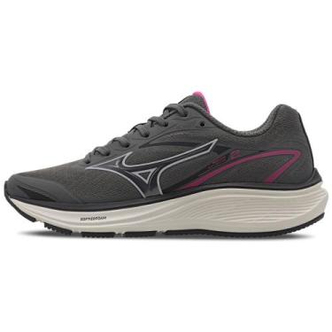 Imagem de Tênis de Corrida Mizuno Atlantis 2 Feminino, Cinza, 35