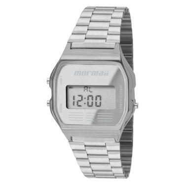 Imagem de Relógio Mormaii Unissex Digital Prata Mobj3808aa-3c