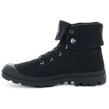 Imagem de Palladium Bota masculina de lona folgada, Preto/preto, 42