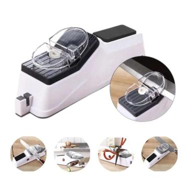 Imagem de Amolador Afiador Elétrico Bivolt De Facas Cutelo E Tesouras