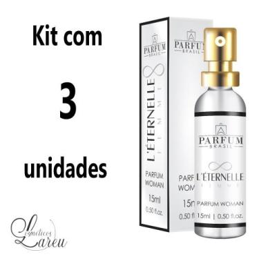 Imagem de +Kit Perfume Fem 15 ml Eternelle Femme (3 un.) - Parfum BRASIL