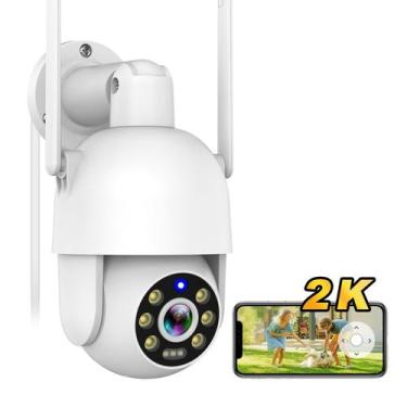 Imagem de Câmeras de segurança MaxiViz Outdoor 360 PTZ 2K FHD Night Vision
