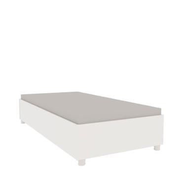 Imagem de Cama Box Solteiro Mônaco Tcil Móveis Cor:branco
