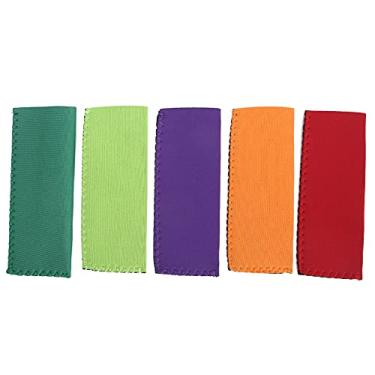 Imagem de Saco porta-doces de gelo reutilizável portátil sugador de gelo acessório de manga protetora para piqueniques de festa 5 peças esponja SBR vermelho laranja roxo verde claro verde