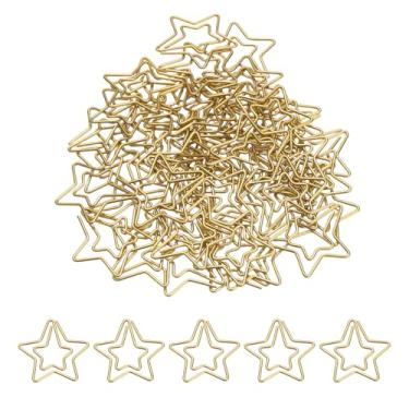 Imagem de PATIKIL 50 peças de clipe de papel, clipe de papel estrela, pequeno, fofo, à prova de ferrugem, marcador de livro para escritório, casa, agendador de metal à prova de ferrugem para escritório, casa