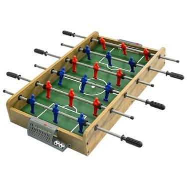 Imagem de Mesa de pebolim de 81 cm, base antiderrapante e alças de fácil aderência, mesa de jogo de futebol/futebol para crianças, fácil de armazenar